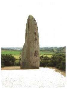 « Menhir de la Bretellière », St Macaire-en-Mauges (49), Pays de la Loire. 